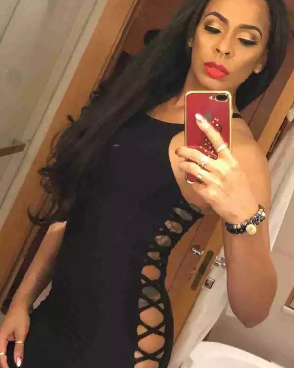 Tboss Steps Out In A See-Through Outfit That Reveals Her Tattoos